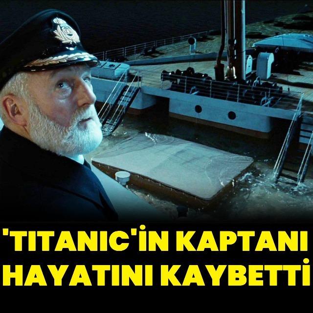'Titanic'in kaptanı hayatını kaybetti