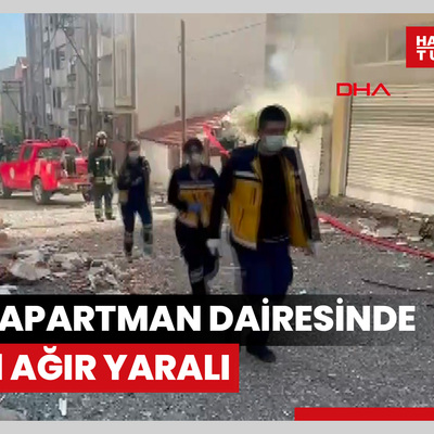 Çorlu’da apartman dairesinde patlama: 1 ağır yaralı