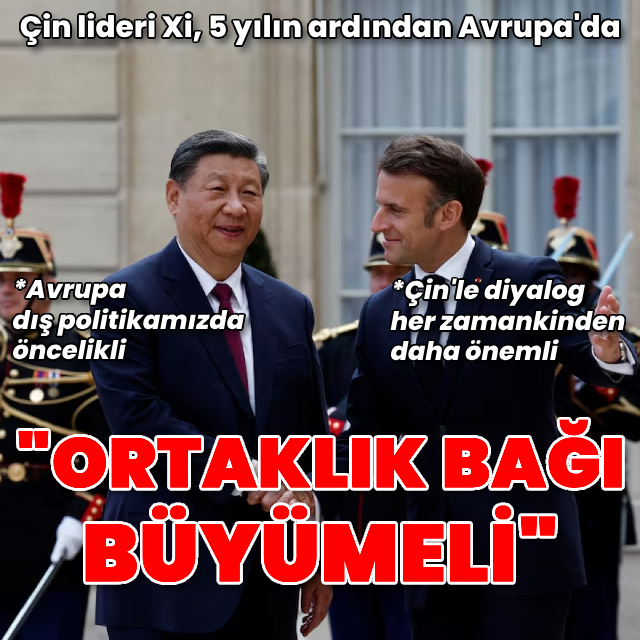 Macron ve Xi Jinping'den kritik mesajlar