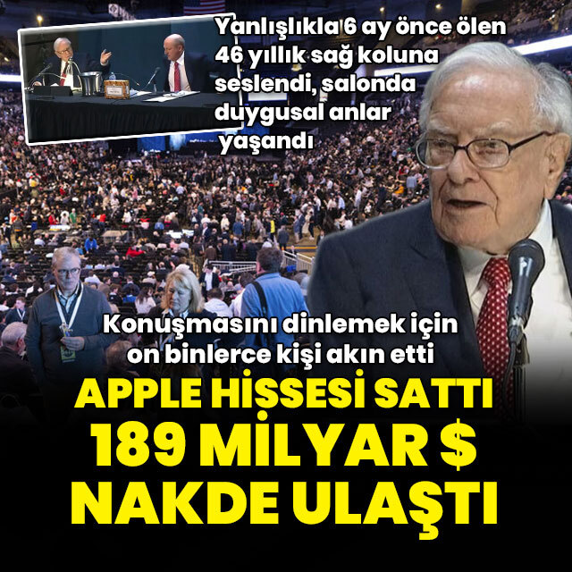Apple hisselerini sattı nakdi 189 milyar dolara ulaştı