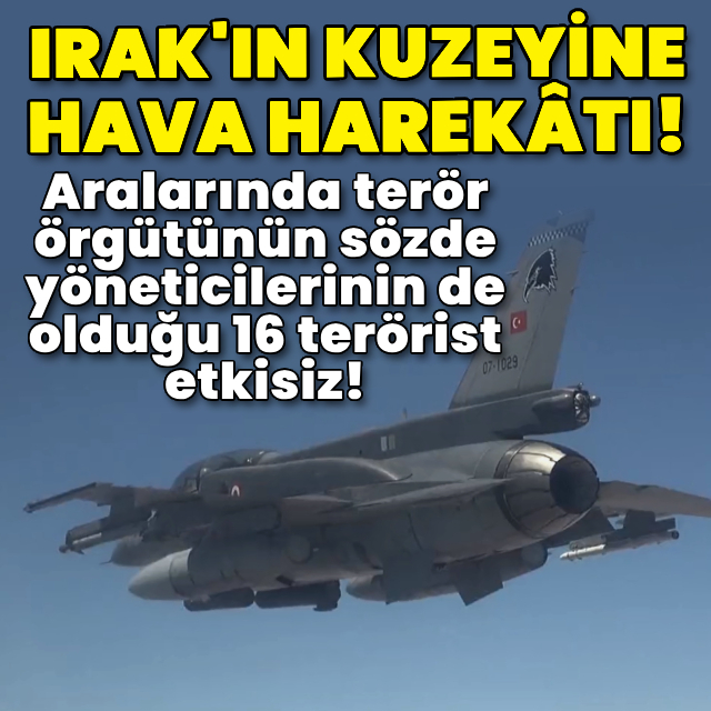 MSB: 16 terörist etkisiz hale getirildi