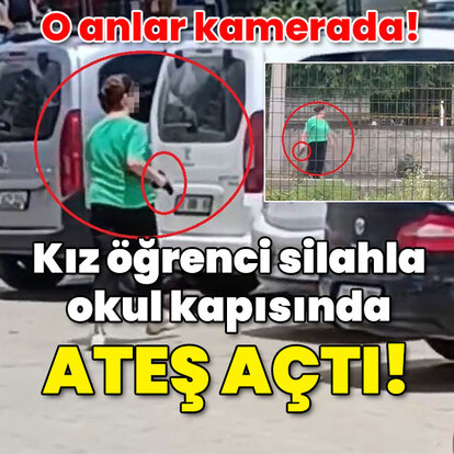Kız öğrenci okul arkadaşını vurdu!