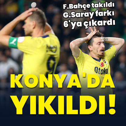 F.Bahçe Konya'da yıkıldı!