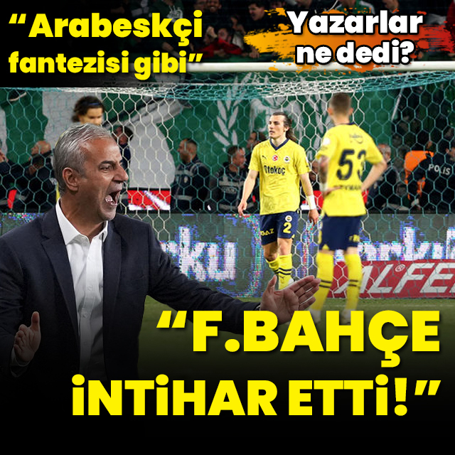 "F.Bahçe intihar etti!"
