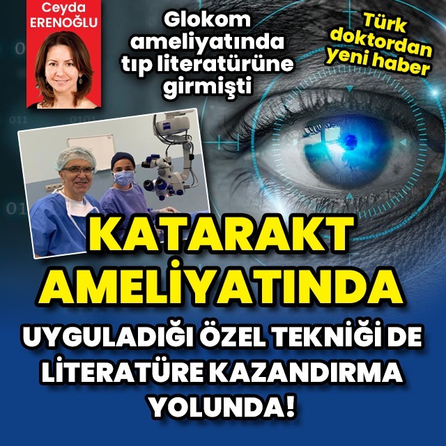 "Şimşek Tekniği" ile literatüre giren Türk doktordan yeni haber
