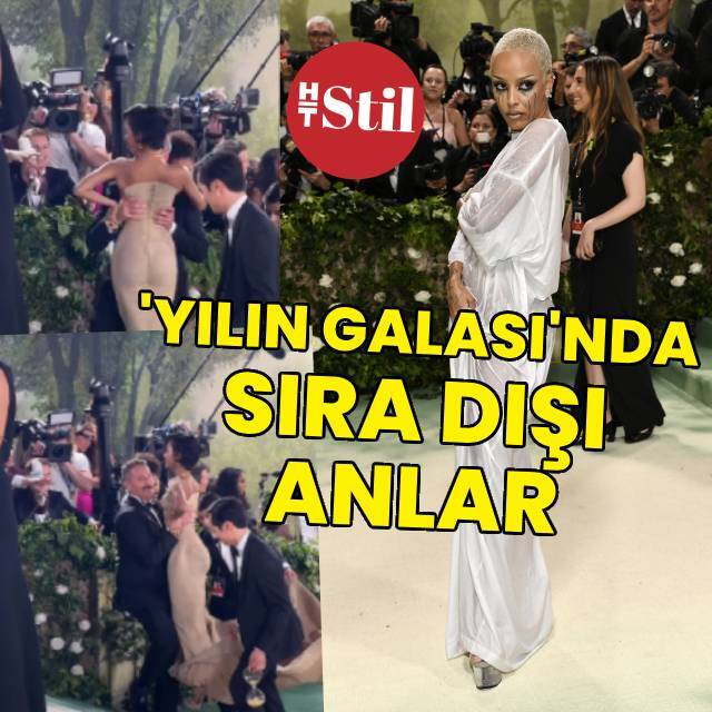 Yılın 'gala'sından böyle geçtiler!