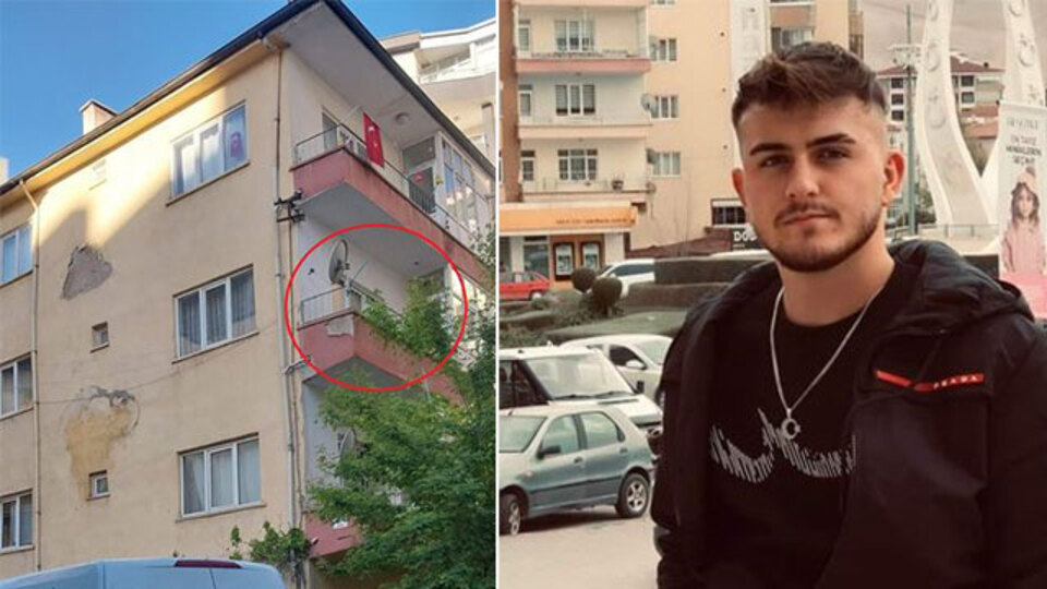 Eski sevgili 2. kata balkondan çıktı!