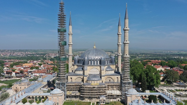 Selimiye Camisi restorasyonunda son durum
