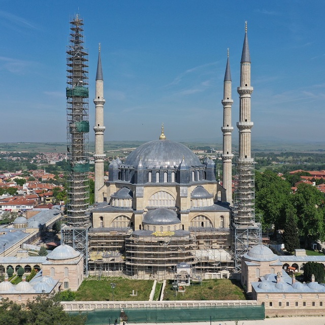 Selimiye Camisi restorasyonunda son durum