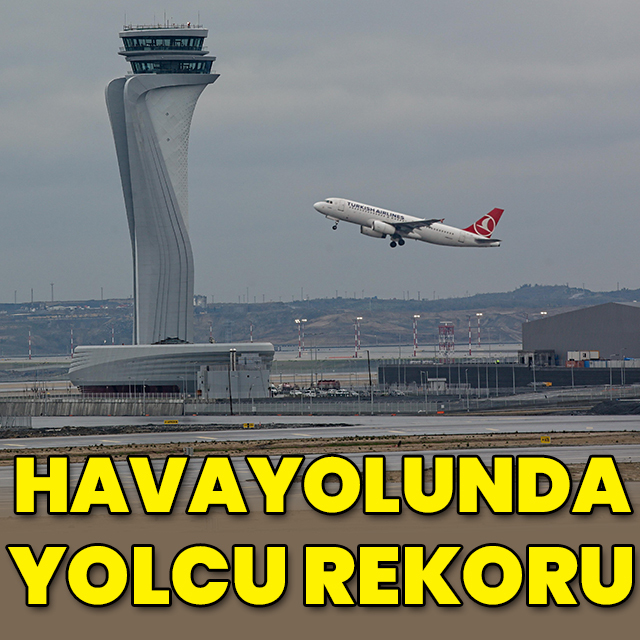 Havayolunda yolcu rekoru