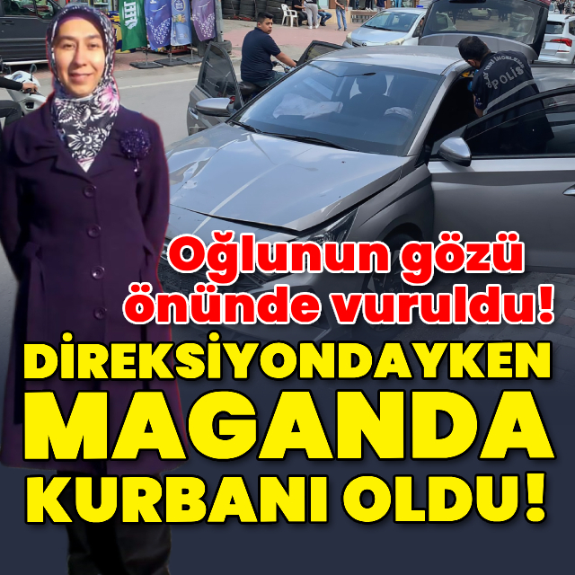 Direksiyondayken maganda kurbanı oldu!