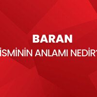 Baran isminin anlamı nedir?