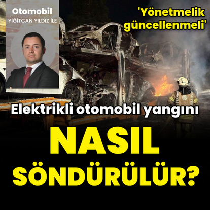 Elektrikli araç yangını nasıl söndürülür?