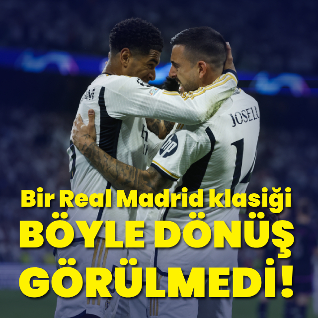 Böyle dönüş görülmedi!
