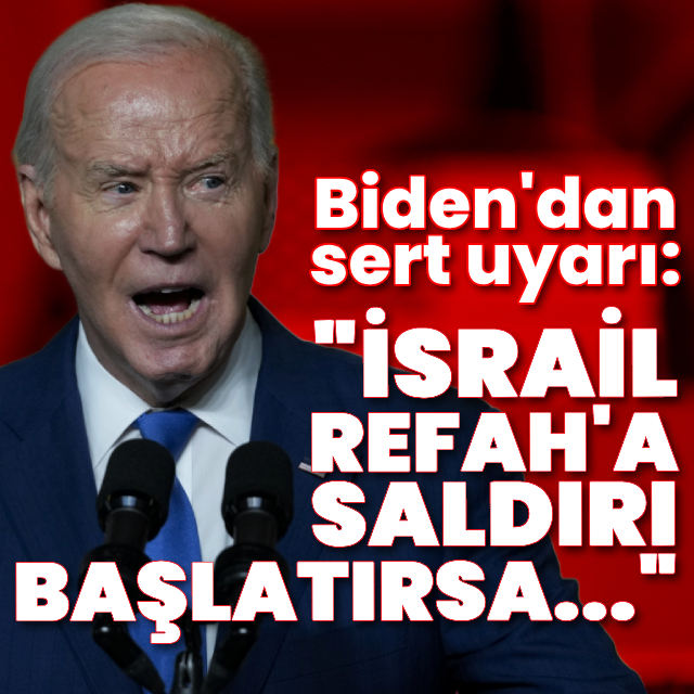 Biden sert konuştu