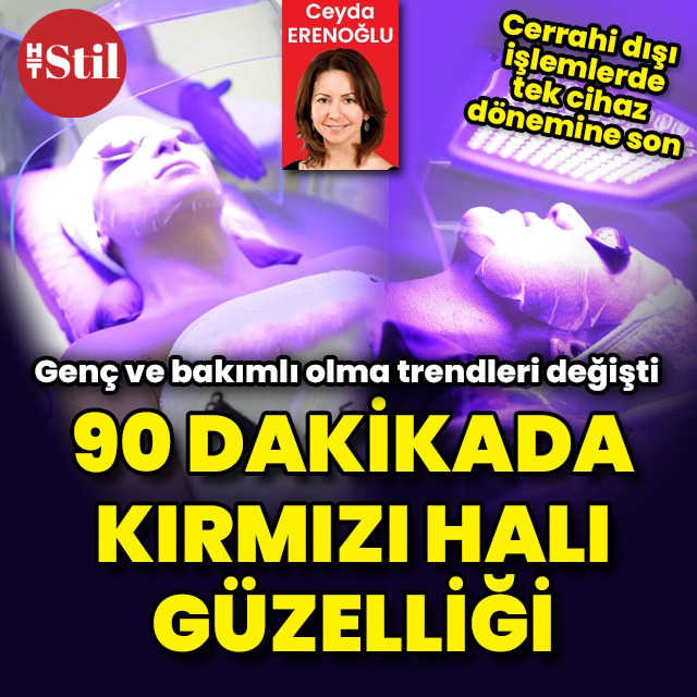 90 dakikada kırmızı halı güzelliği