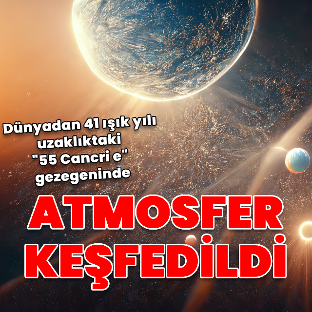 Ötegezegende atmosfer keşfedildi