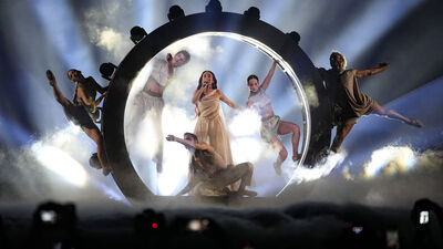 Eurovision'da İsrail protestosu