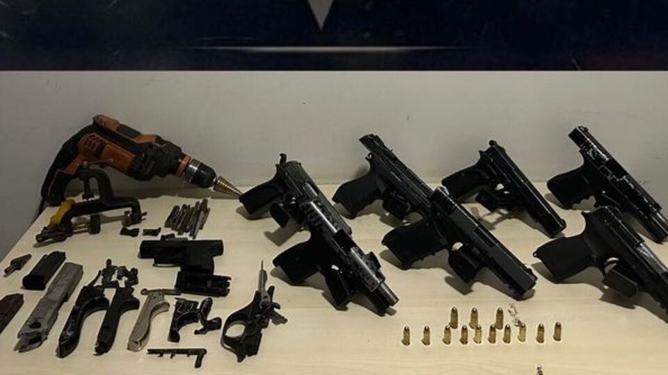 Kaçak silah atölyesine operasyon: 2'si firari 3 gözaltı