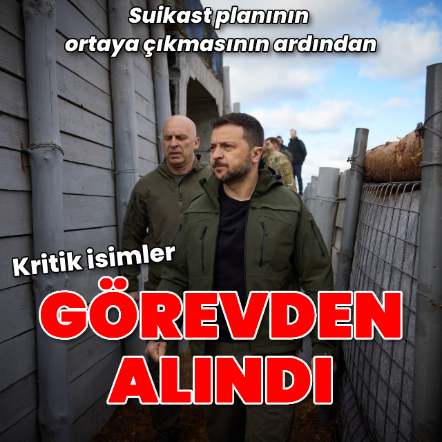 Zelenskiy kritik ismi görevden aldı