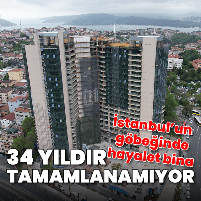 Sarıyer'deki hayalet binada çalışma yeniden durduruldu