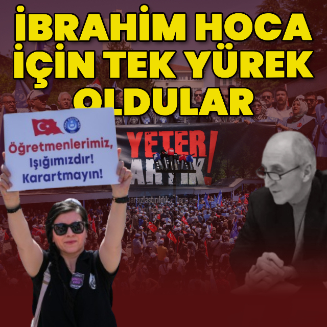 İbrahim Hoca için tek yürek oldular