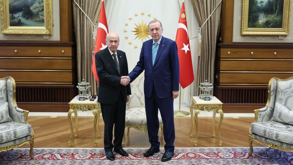 Cumhurbaşkanı Erdoğan, Bahçeli ile görüştü