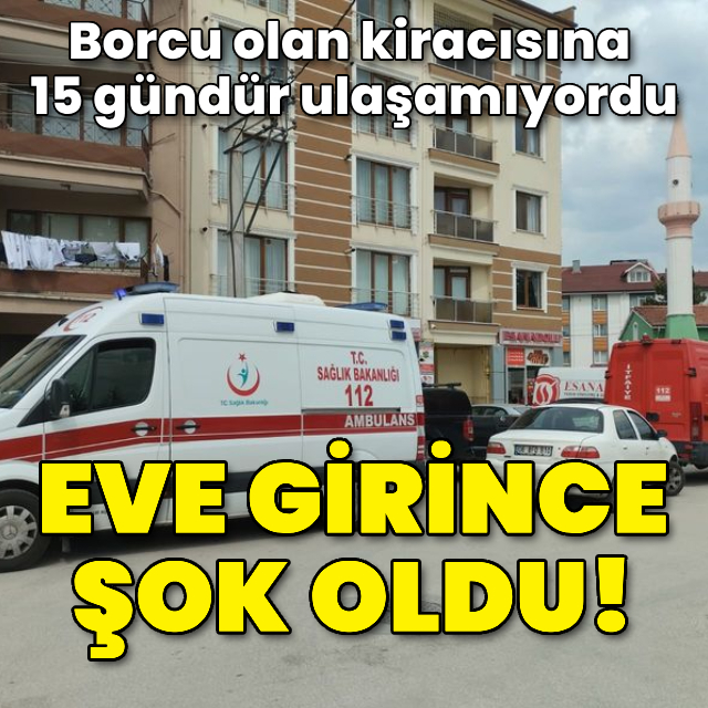 Eve girince şok oldu!