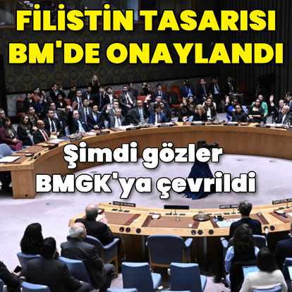 Filistin tasarısı BM'de onaylandı