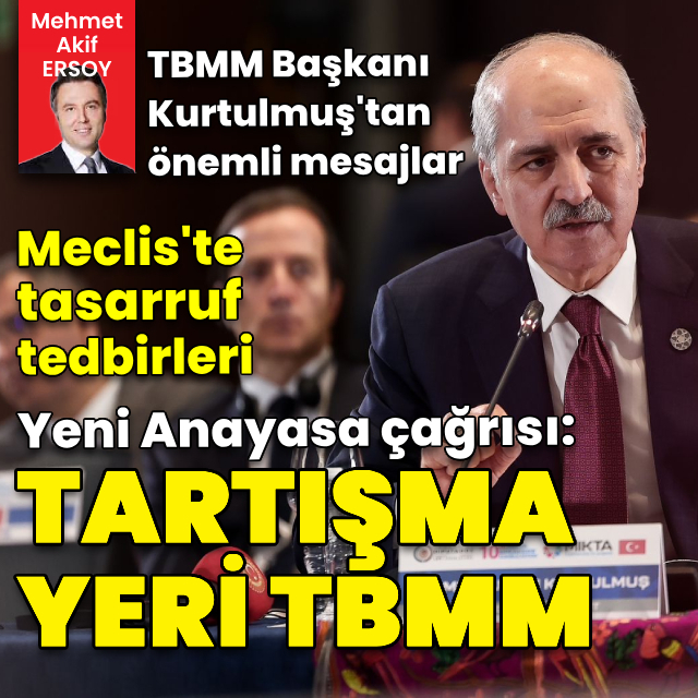 Numan Kurtulmuş'tan yeni anayasa mesajı