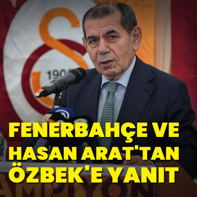 Özbek'e sert yanıtlar!