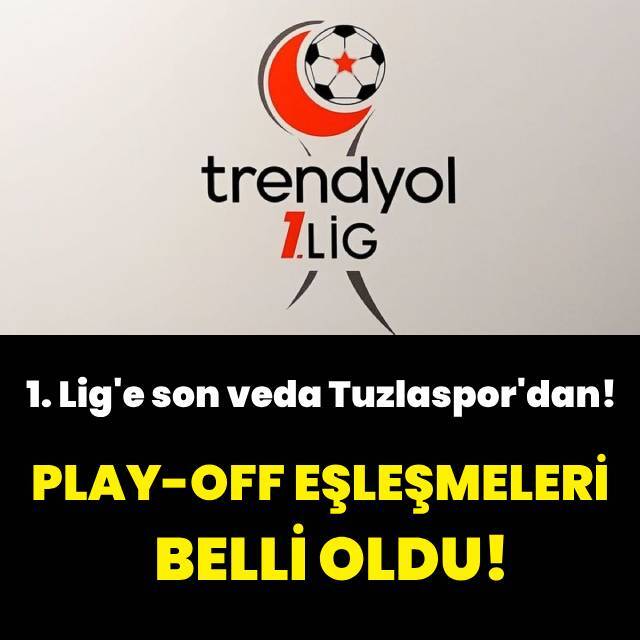 İşte Play-Off eşleşmeleri ve düşen son takım!