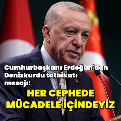Cumhurbaşkanı Erdoğan'dan açıklamalar