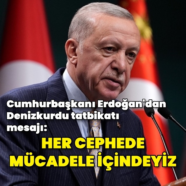 Cumhurbaşkanı Erdoğan'dan açıklamalar