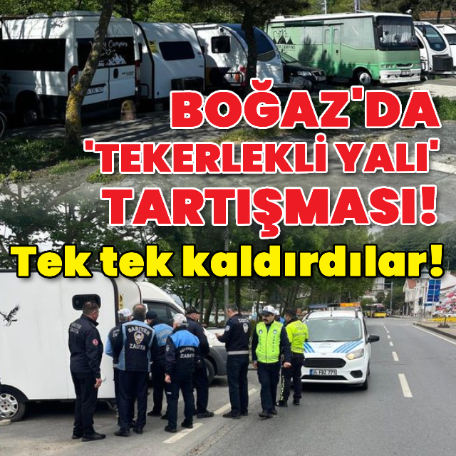 İstanbul Boğazı'nda 'Tekerlekli yalı' tartışması!