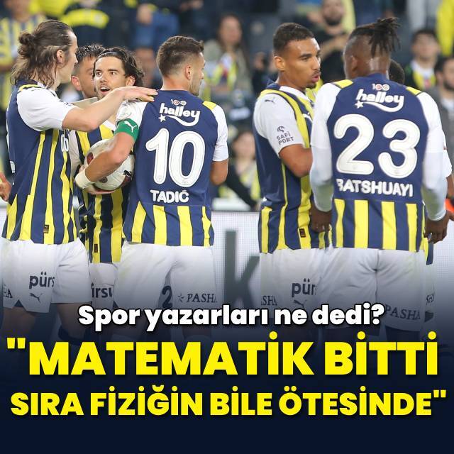 "Matematik bitti sıra fiziğin bile ötesinde"