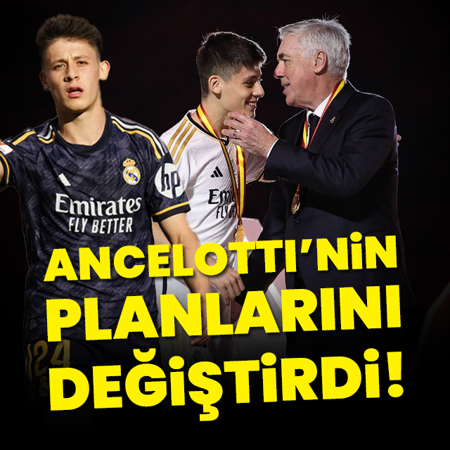Ancelotti'nin planlarını değiştirdi!