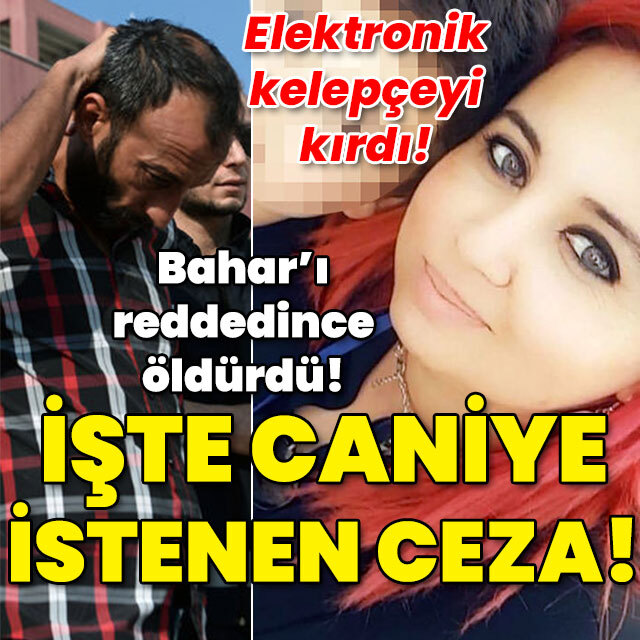 Elektronik kelepçeyi kırdı! Oğlunun yanında öldürdü! İşte caniye istenen ceza!
