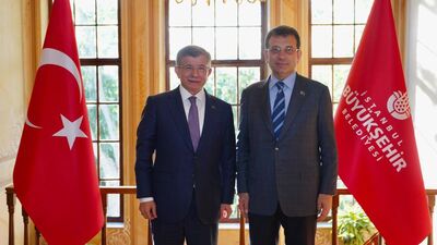 Davutoğlu'ndan İmamoğlu'na ziyaret