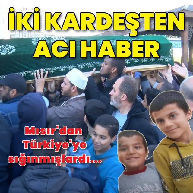 Gölette boğulan kardeşler son yolcuğuna uğurlandı