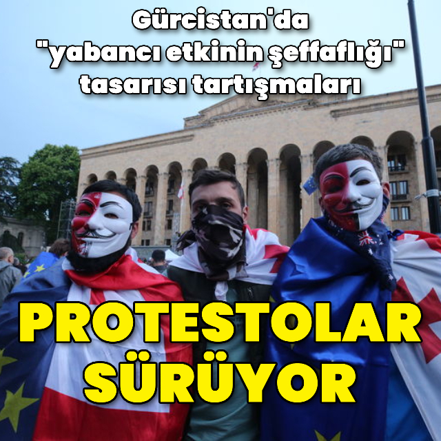 Gürcüler yine sokaklarda