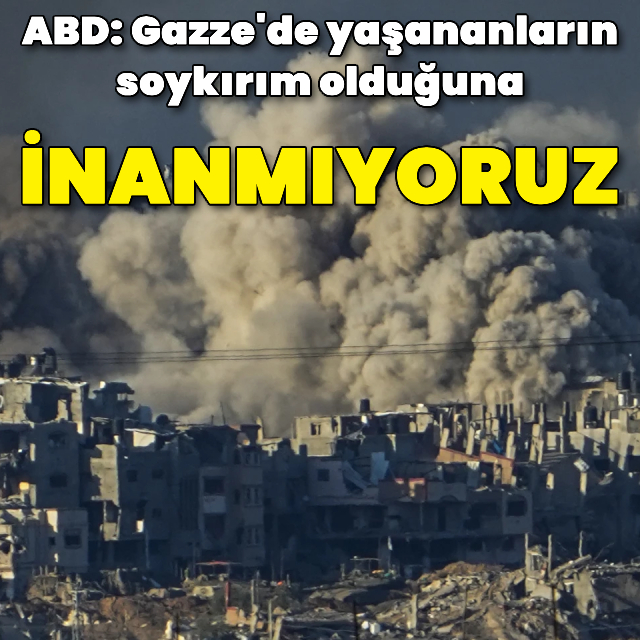 ABD: Gazze'de soykırım yok