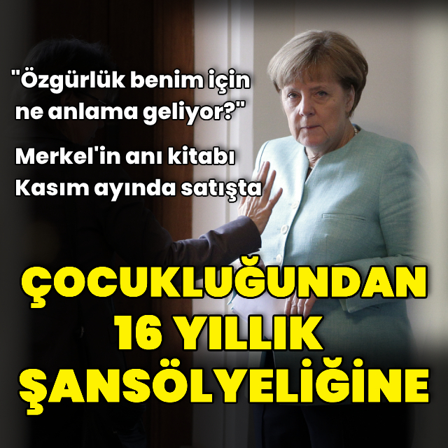 Merkel anılarıyla geri dönüyor