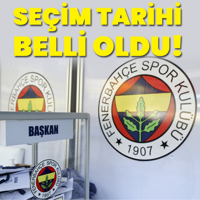 Fenerbahçe'de seçim tarihi belli oldu!