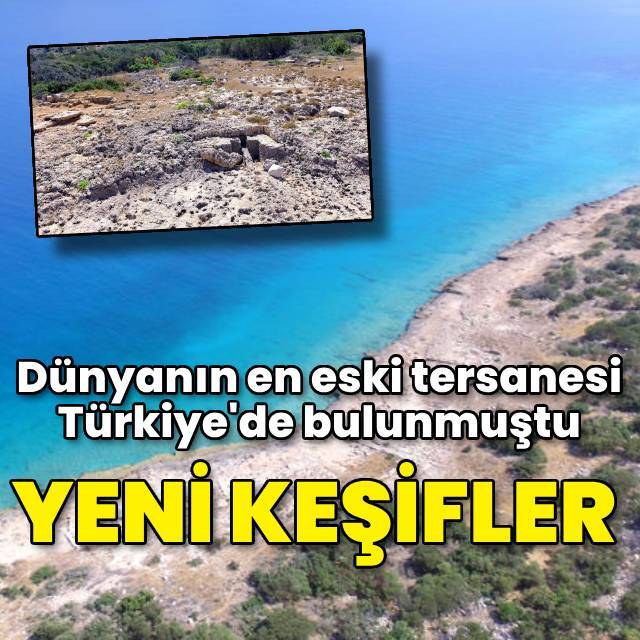 Dünyanın en eski tersanesinde yeni keşifler