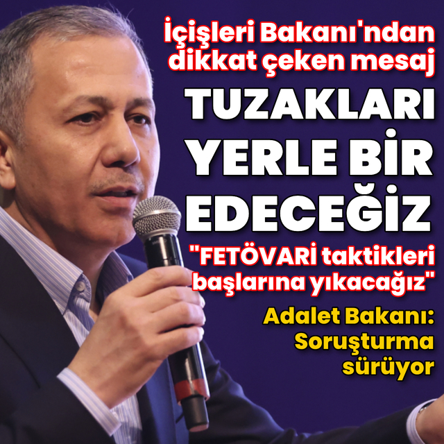 Yerlikaya'dan önemli mesaj: Yerle bir edeceğiz