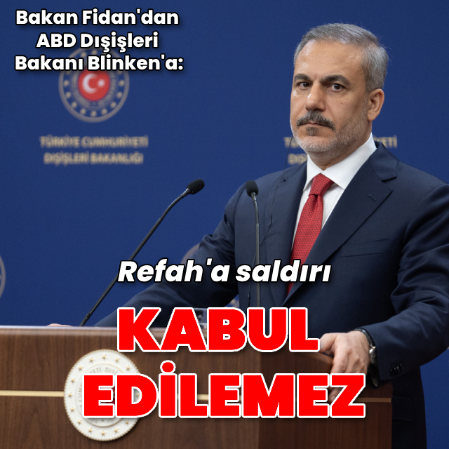 Bakan Fidan, ABD'li mevkidaşı Blinken'la görüştü