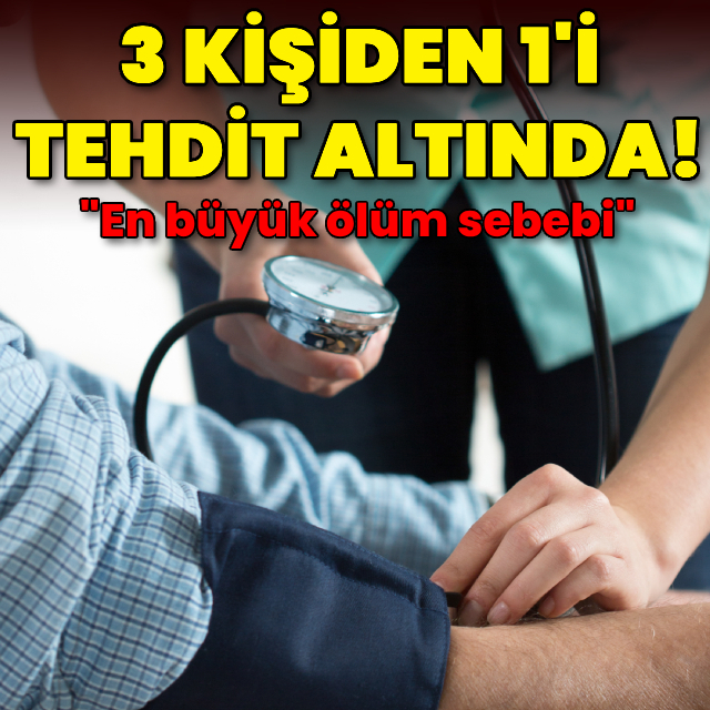 Türkiye'de her 3 yetişkinden biri tansiyon hastası