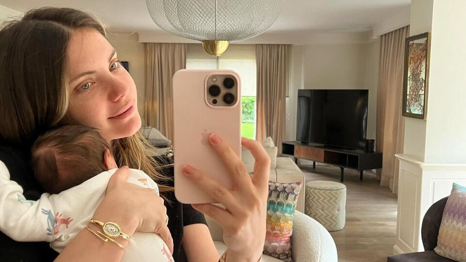 "Minnoşumla günler böyle geçiyor"