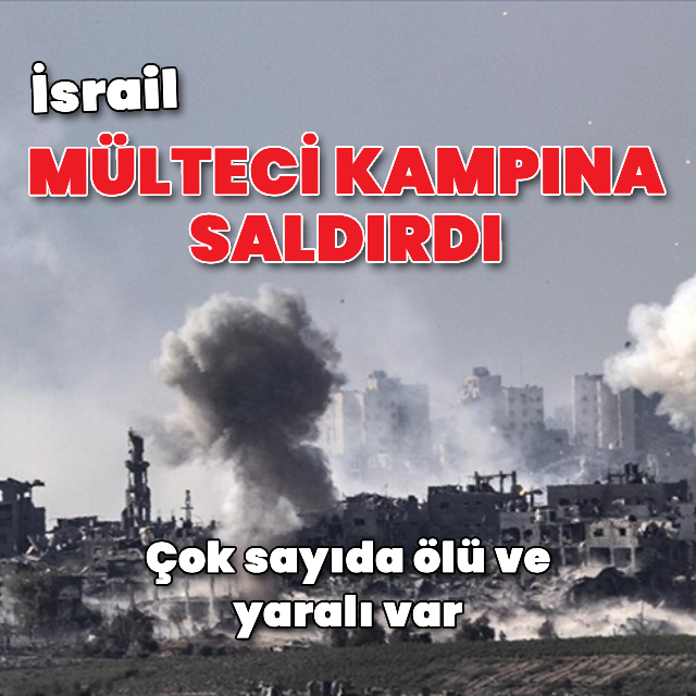 İsrail mülteci kampını vurdu